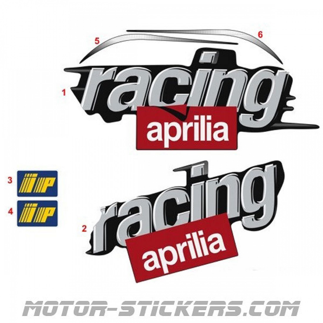 Aprilia RS 50/125 2000 stickers